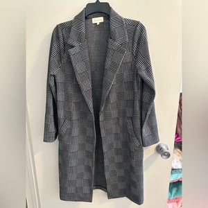 MELLODAY PLAID LONG JACKET